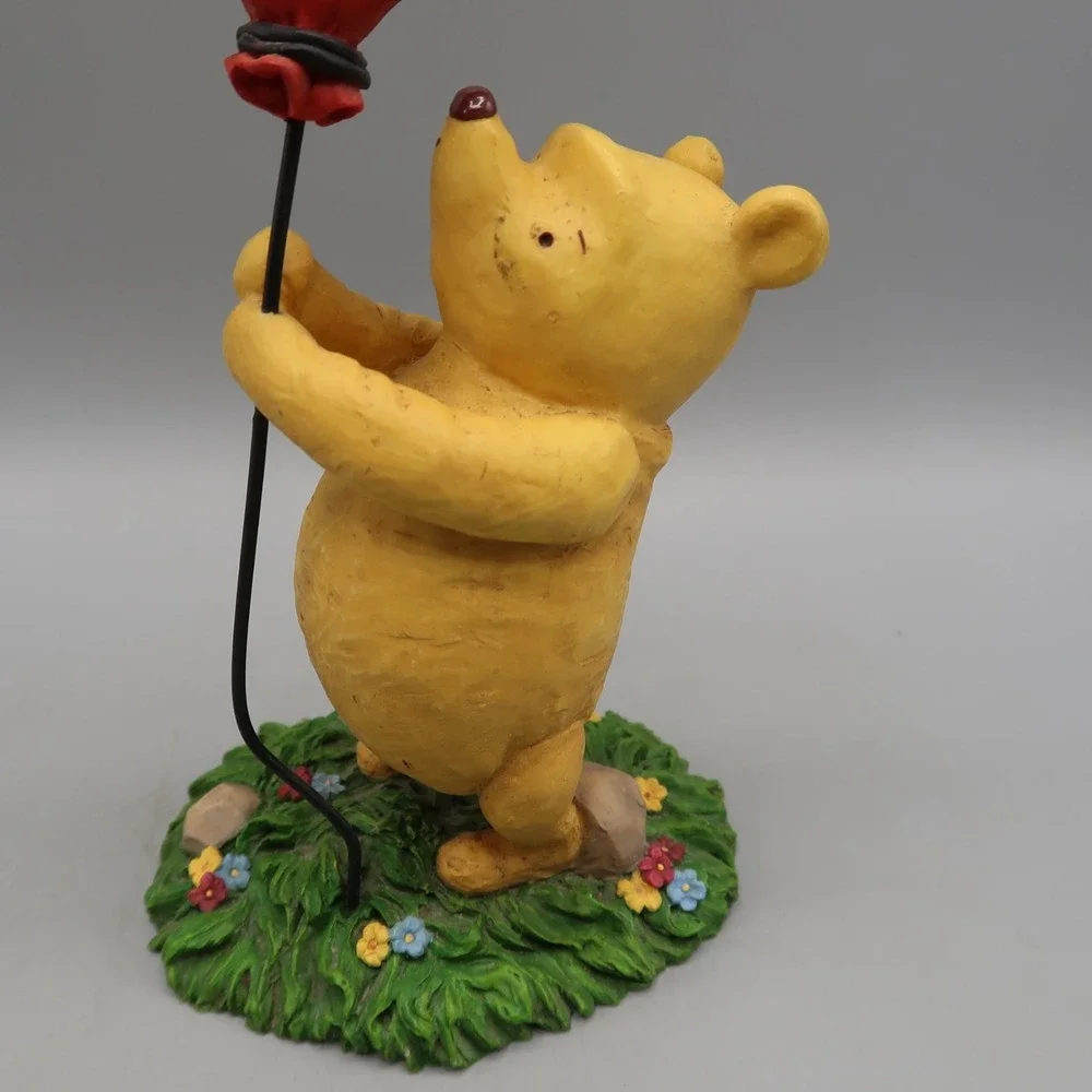 Vintage Classic Pooh Statue Picture Frame Winnie Piglet Nursery Porcelain